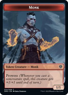 Bird (002) // Monk Double-Sided Token (Back)
