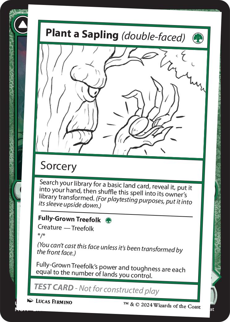 Plant a Sapling (double-faced)