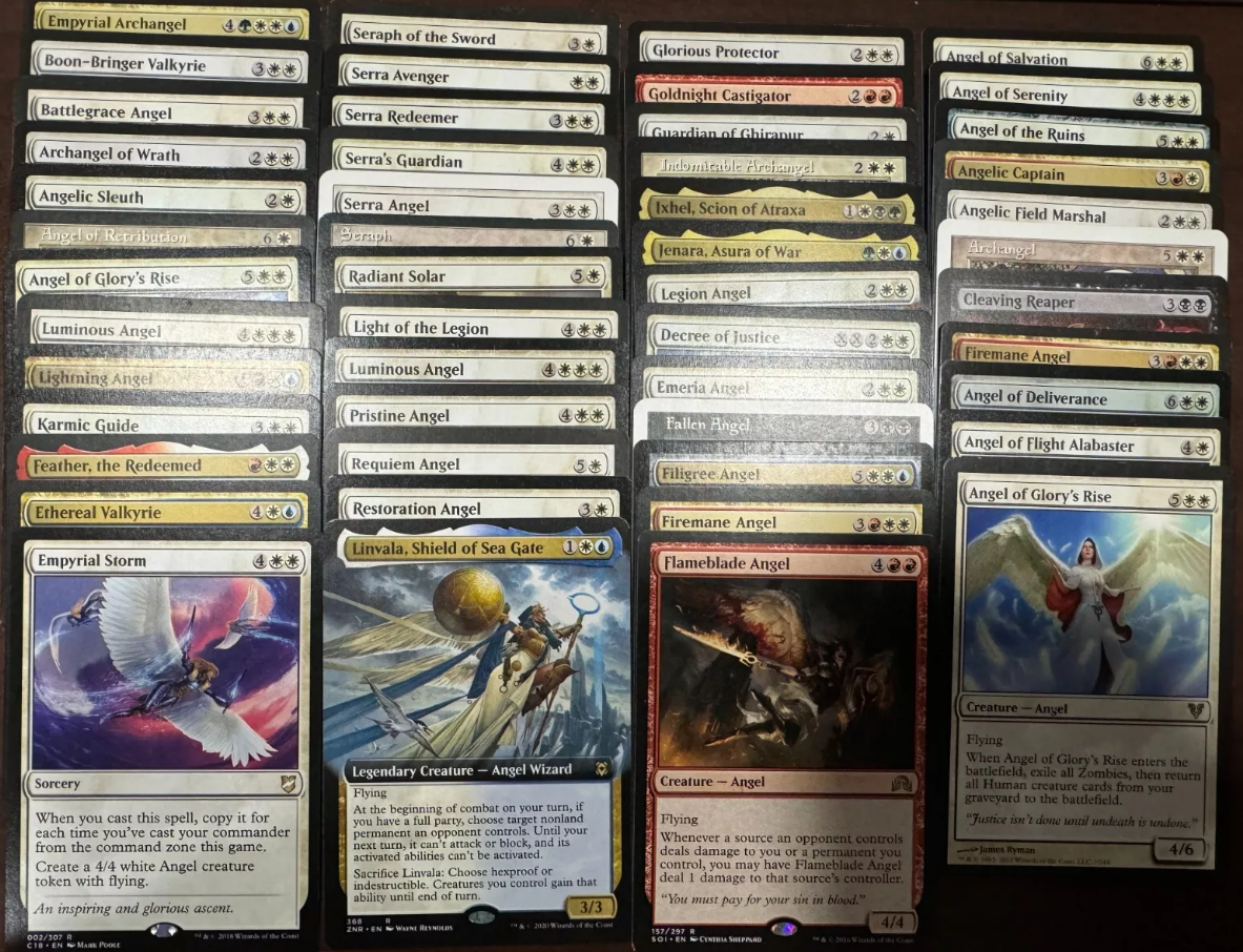 50 Random Rare Angel Cards - MTG