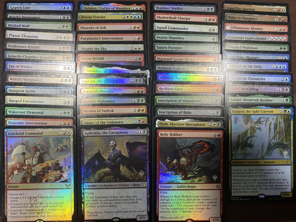 50 Random FOIL Stamped Promo Pack Cards - MTG