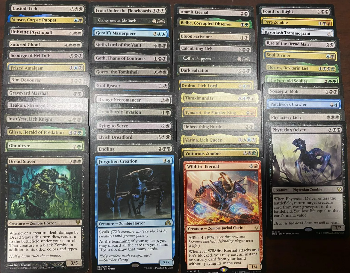 50 Random Zombie Rare Cards - MTG BD Magic Emporium 50 Random Zombie Rare Cards - MTG BD Magic Emporium