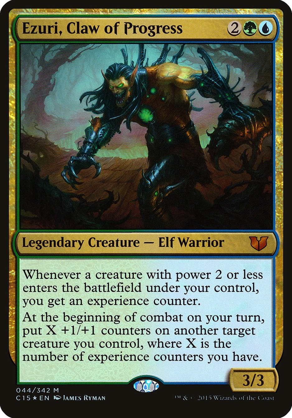Ezuri, Claw of Progress (Commander 2015) [OVER - 44]