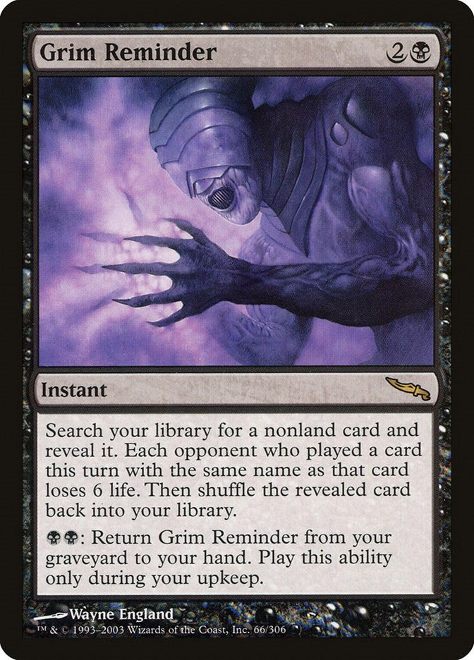Grim Reminder [MRD - 66]