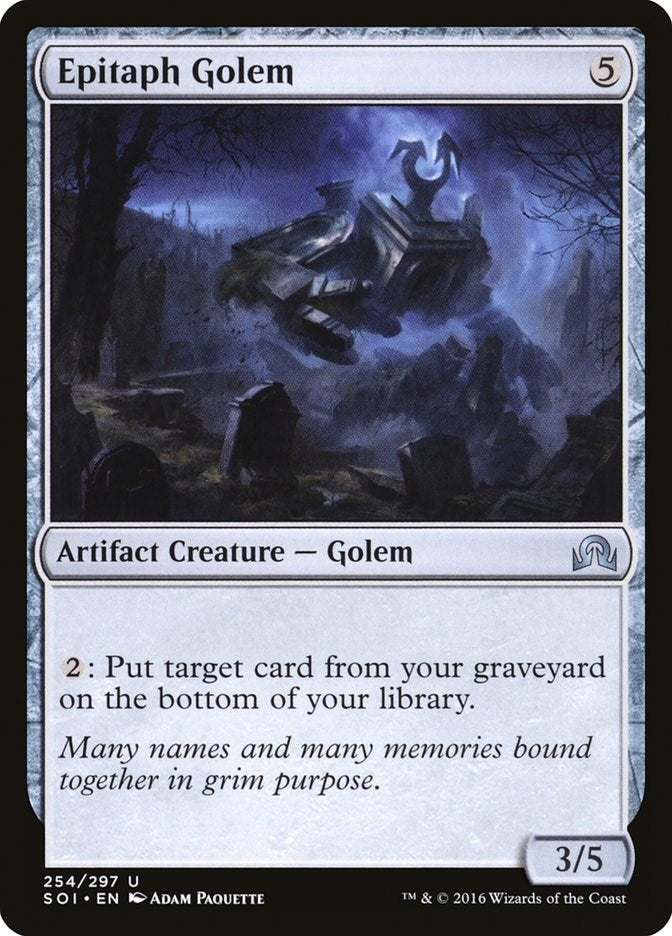 Epitaph Golem [SOI - 254]