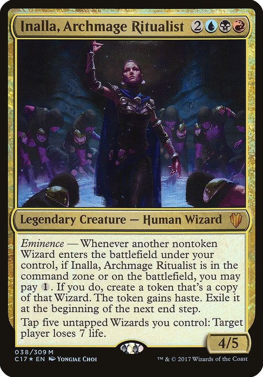 Inalla, Archmage Ritualist (Commander 2017) [OVER - 38]