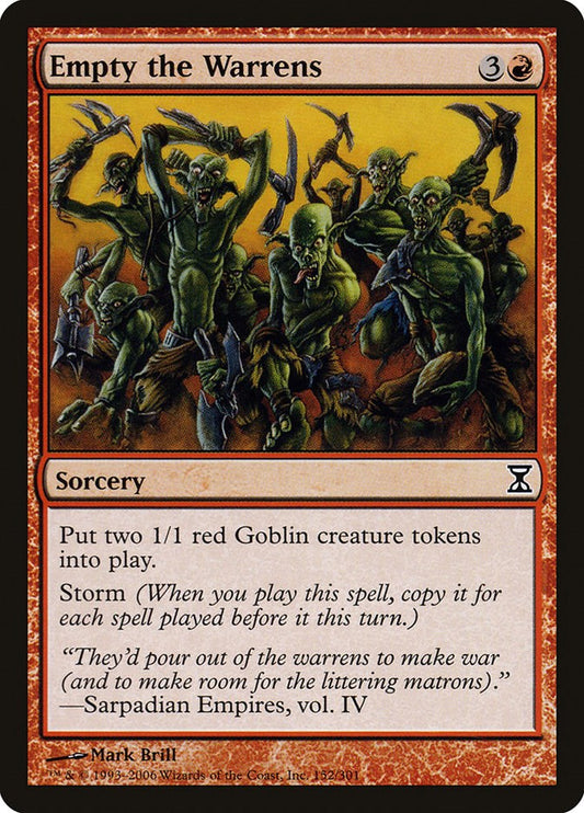 Empty the Warrens [TSP - 152]