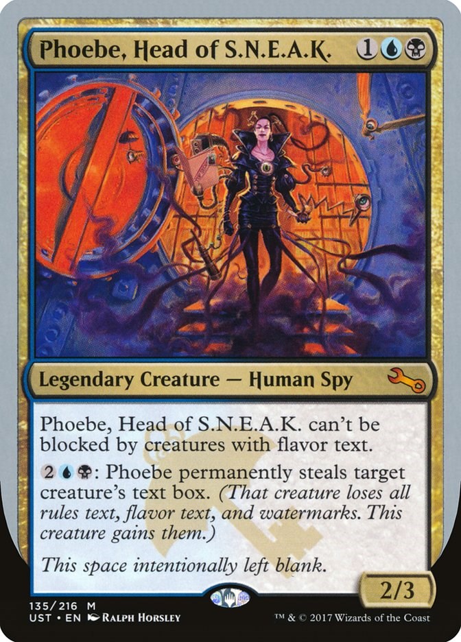 Phoebe, Head of S.N.E.A.K. [UST - 135]