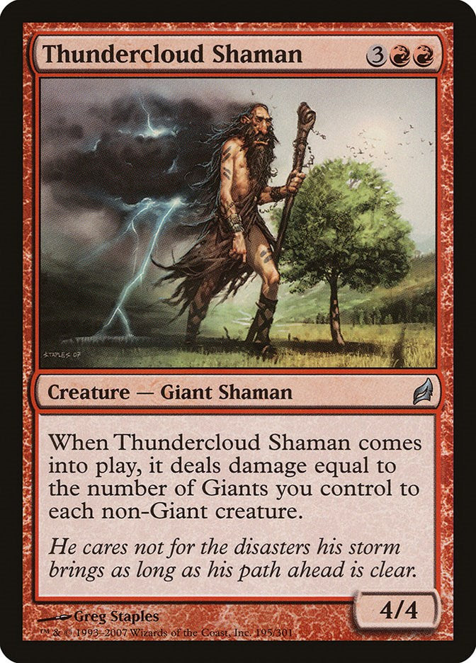 Thundercloud Shaman [LRW - 195]