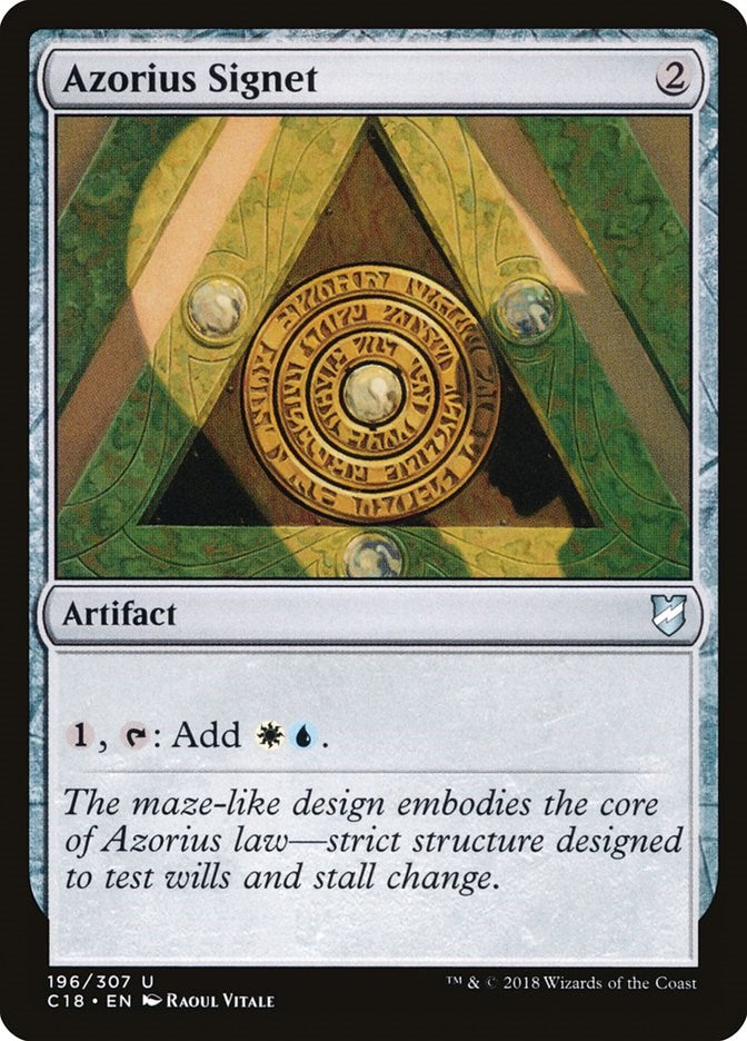 Azorius Signet [C18 - 196]