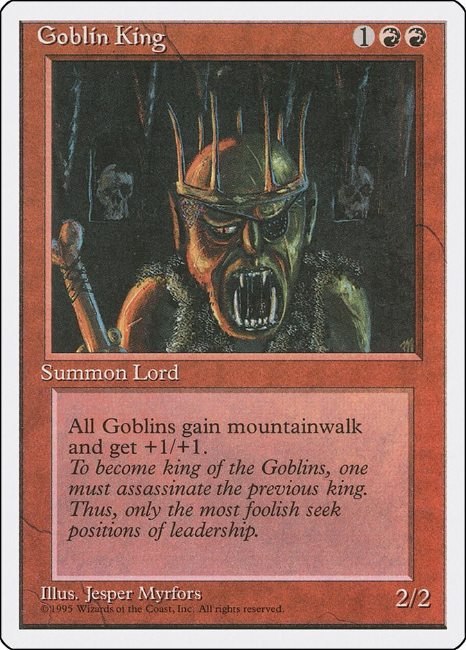 Goblin King [4ED - N/A]