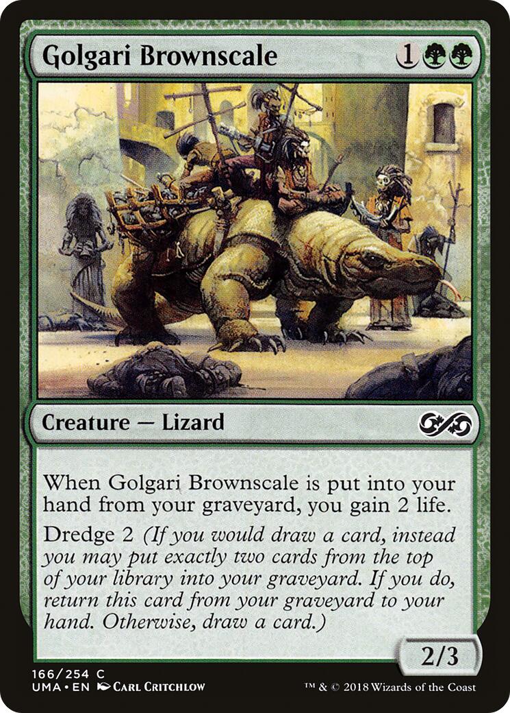 Golgari Brownscale [UMA - 166]