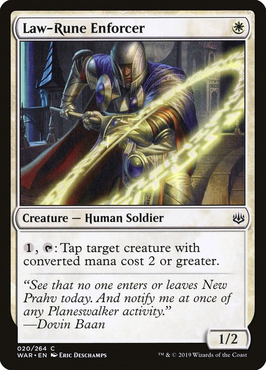 Law-Rune Enforcer [WAR - 20]