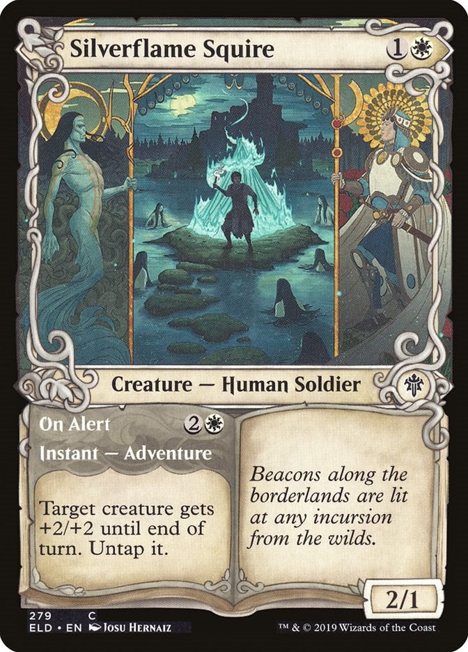 Silverflame Squire (Showcase) [ELD - 279]