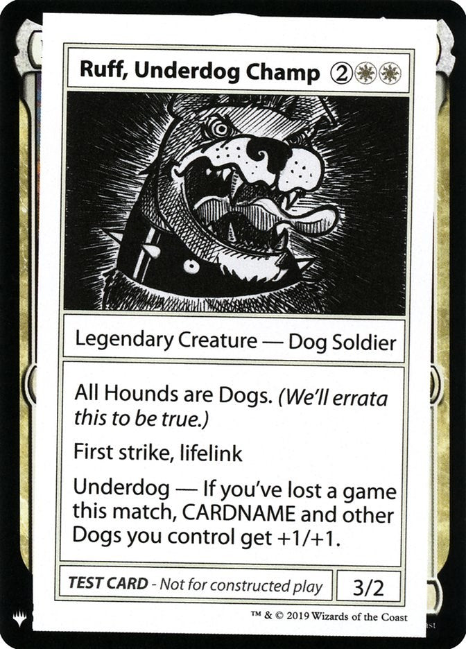 Ruff, Underdog Champ [CMB1 - N/A]