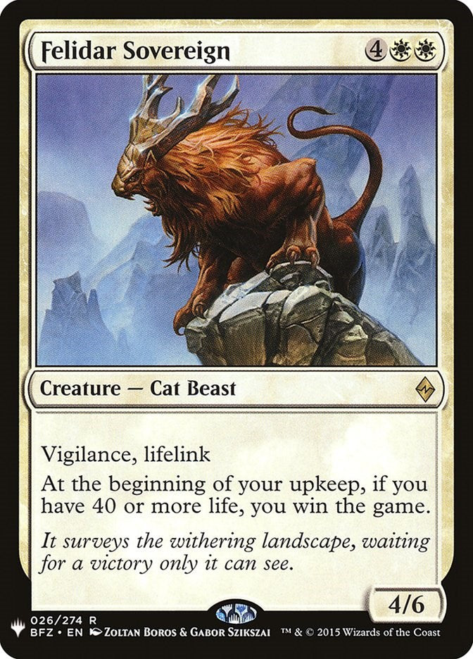 Felidar Sovereign [LIST - 26]