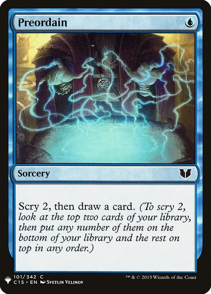 Preordain (C15) [LIST - 101]