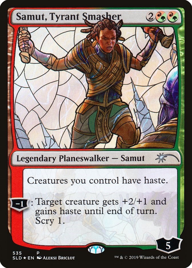 Samut, Tyrant Smasher (Stained Glass) [SLD - 535]