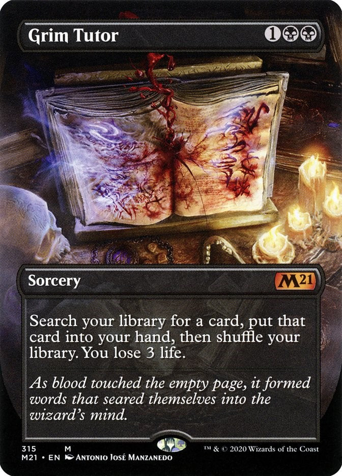 Grim Tutor (Alternate Art) [M21 - 315]