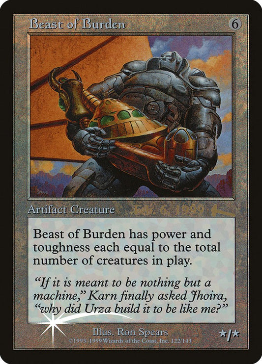 Beast of Burden [PRE - 5]
