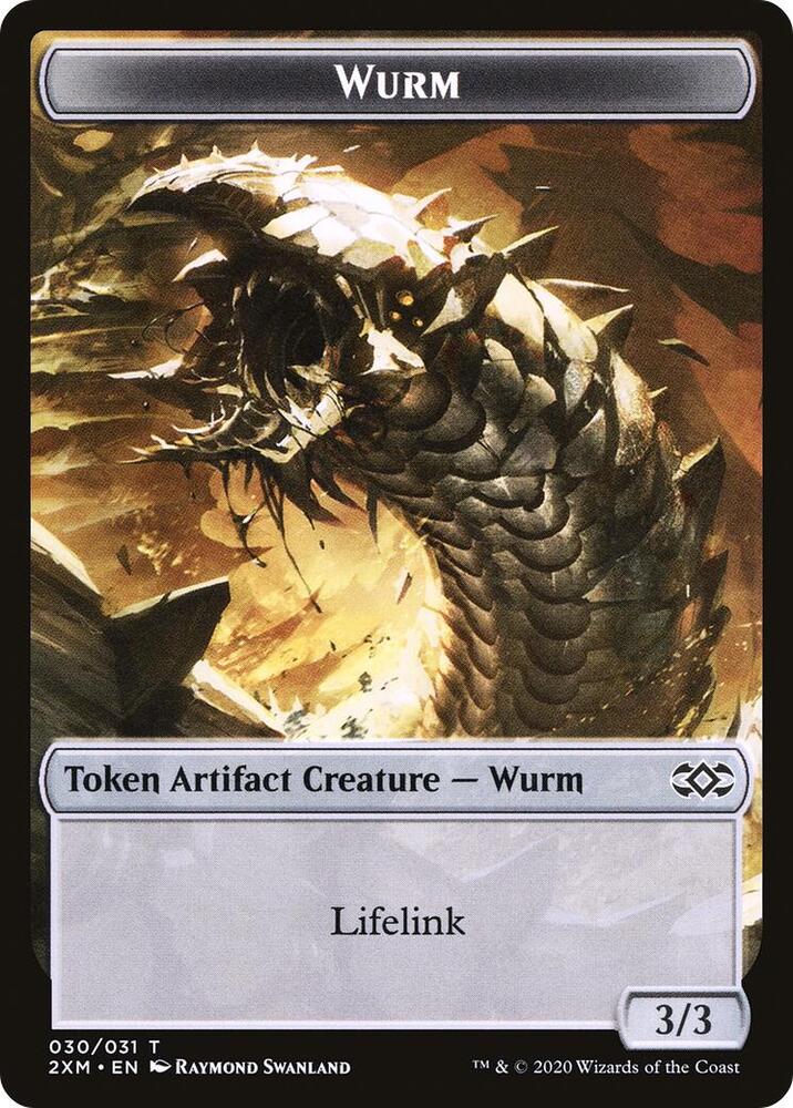 Ooze // Wurm (030) Double-Sided Token (Back)