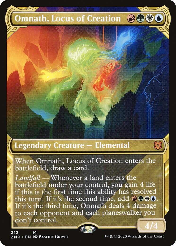 Omnath, Locus of Creation (Showcase) [ZNR - 312]