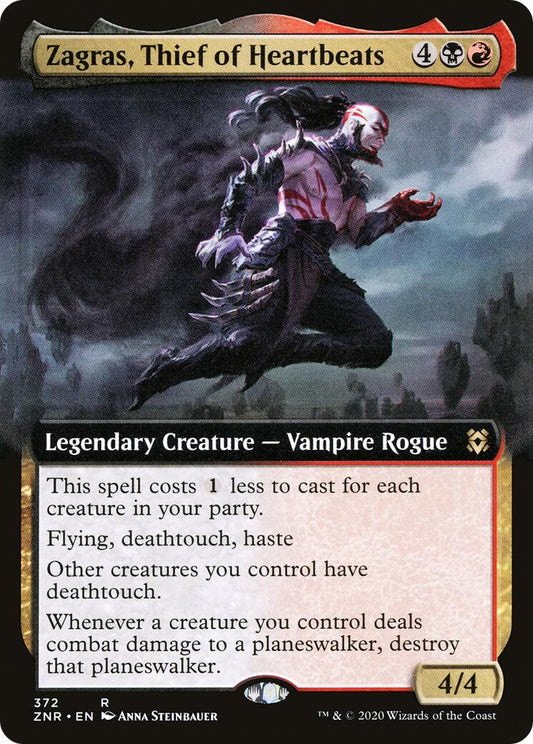 Zagras, Thief of Heartbeats (Extended Art) [ZNR - 372]