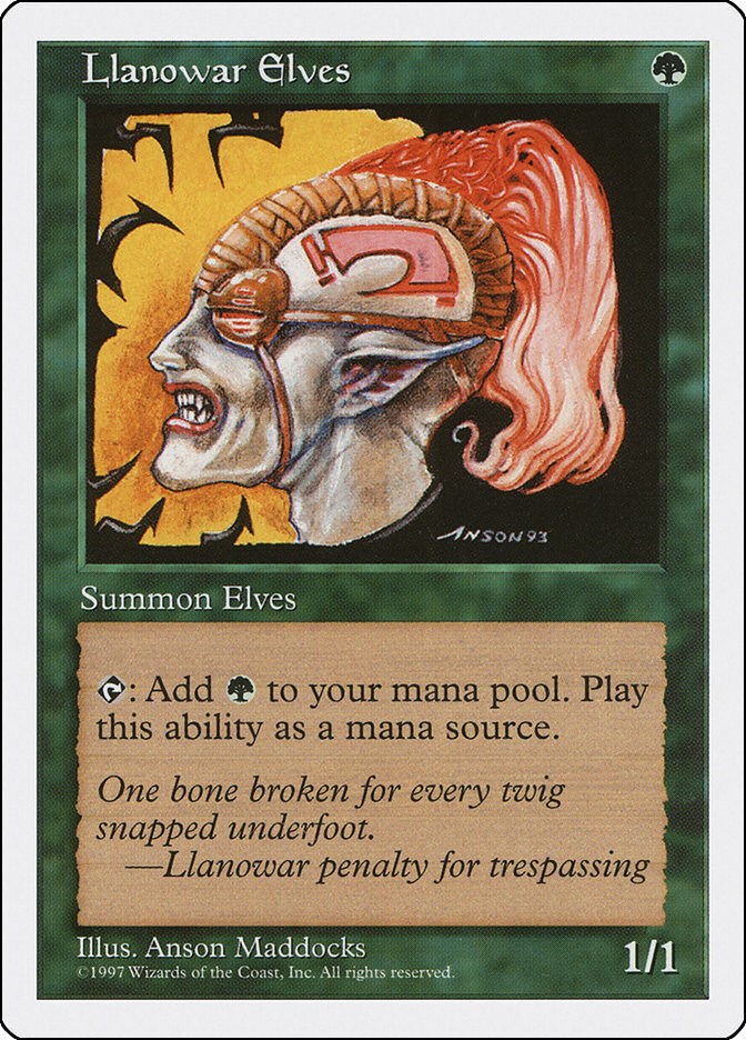 Llanowar Elves [5ED - N/A]
