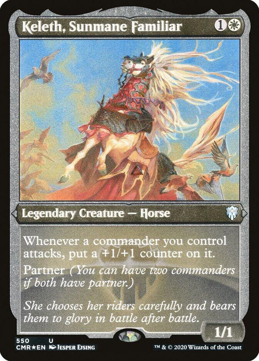 Keleth, Sunmane Familiar (Foil Etched) [CMR - 550]
