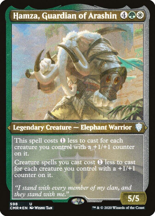 Hamza, Guardian of Arashin (Foil Etched) [CMR - 598]