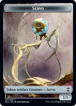 Elf Warrior // Servo Double-Sided Token (Back)
