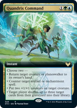 Quandrix Command (Extended Art) [STX - 349]