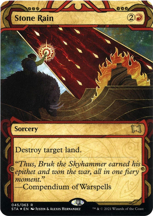 Stone Rain (Foil Etched) [STA - 45]