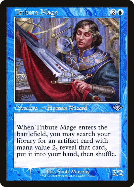 Tribute Mage (Retro Frame) [10]