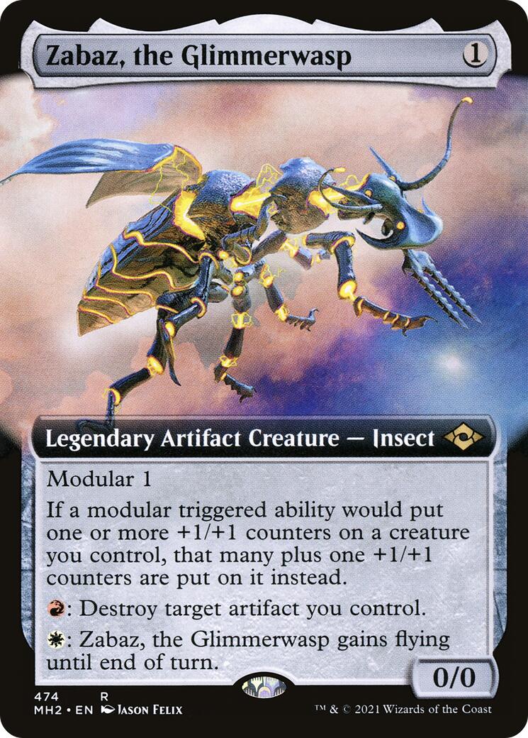 Zabaz, the Glimmerwasp (Extended Art) [MH2 - 474]