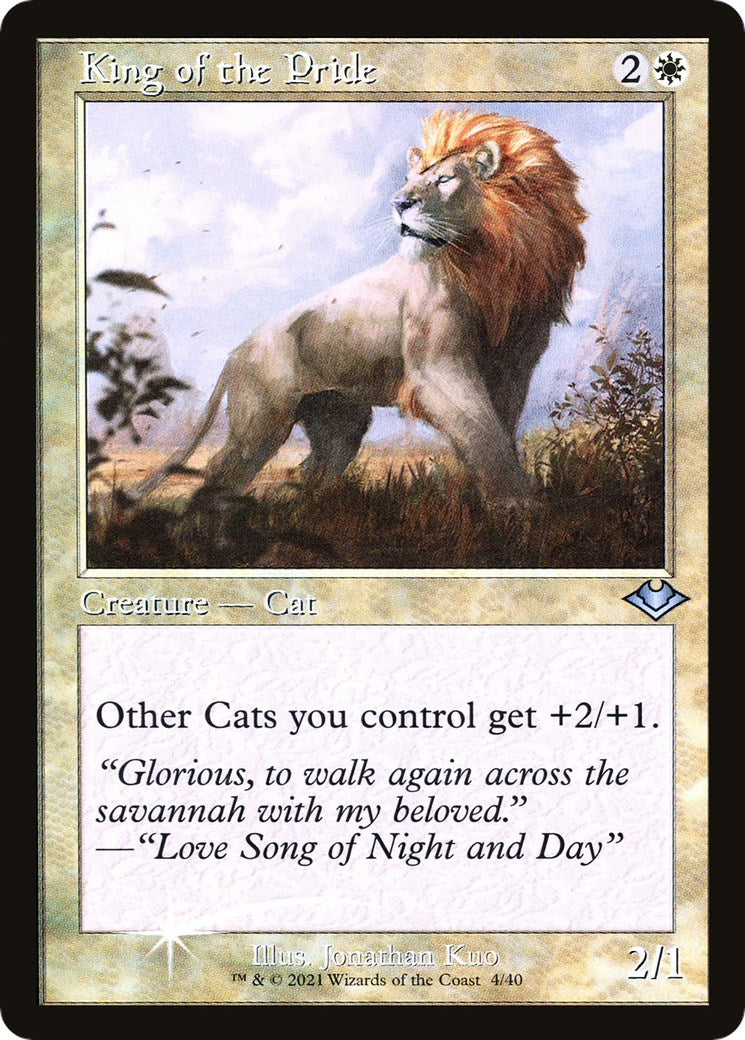 King of the Pride (Retro Frame) [MH1 - 4]