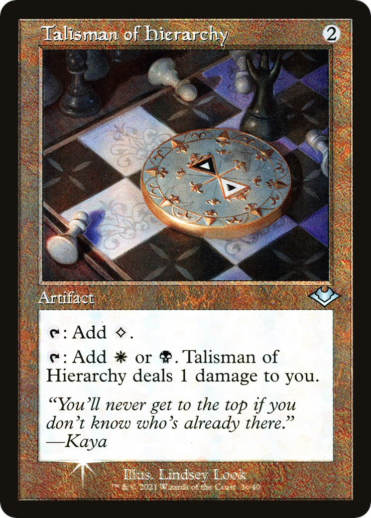 Talisman of Hierarchy (Retro Frame)