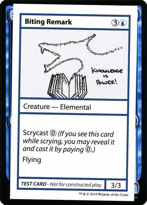 Biting Remark (No PW Symbol) [CMB1 - N/A]