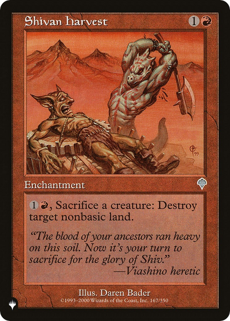 Shivan Harvest [LIST - 167/350]