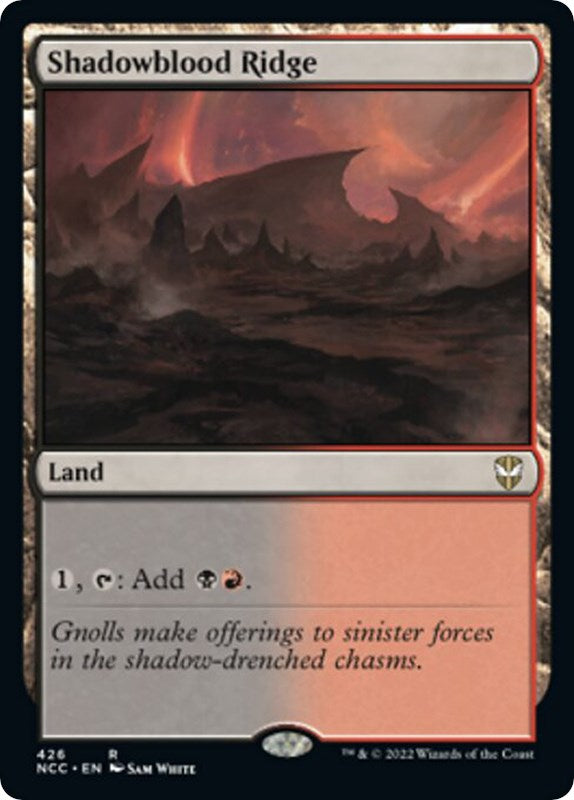 Shadowblood Ridge [NCC - 426]