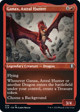 Ganax, Astral Hunter (Foil Etched) [CLB - 504]