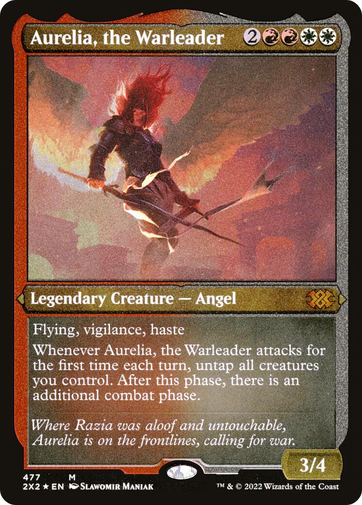 Aurelia, the Warleader (Foil Etched) [2X2 - 477]