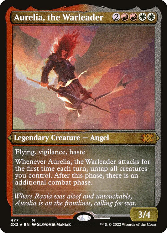 Aurelia, the Warleader (Foil Etched) [2X2 - 477]