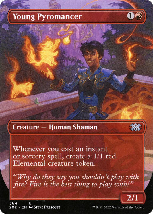 Young Pyromancer (Borderless) [2X2 - 364]