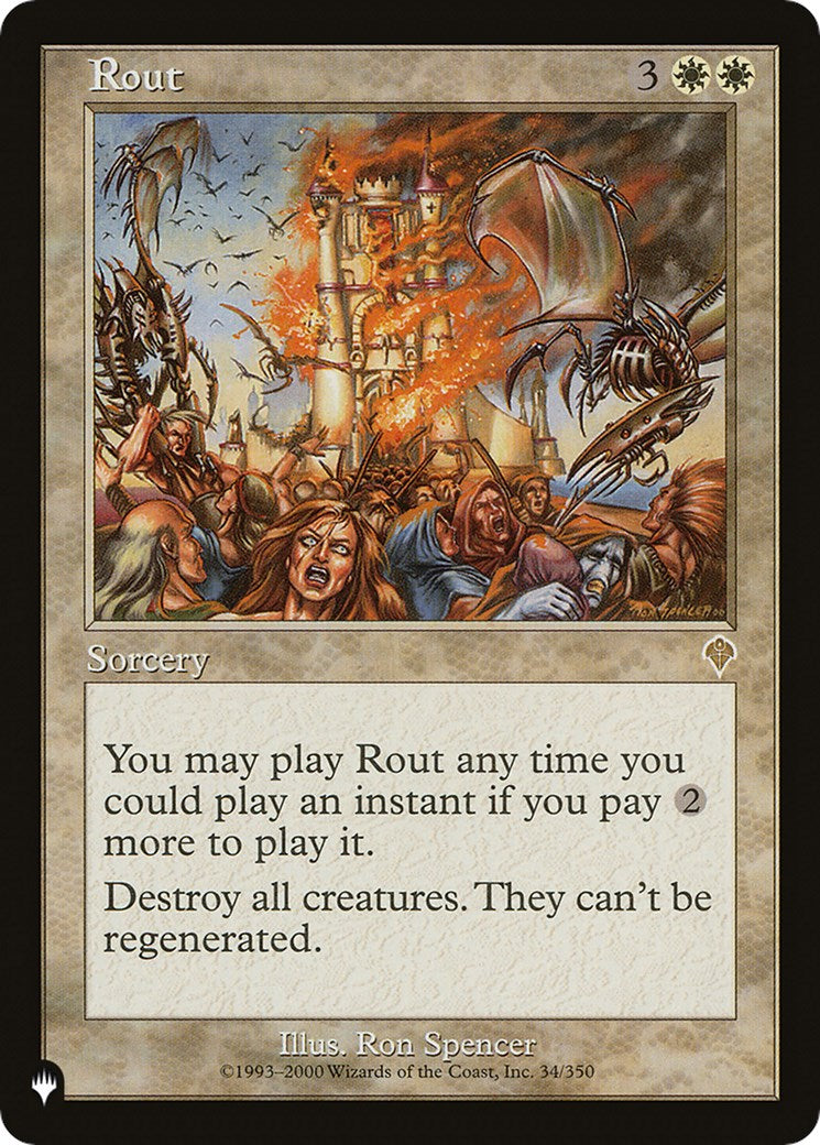 Rout (INV) [LIST - 34/350]