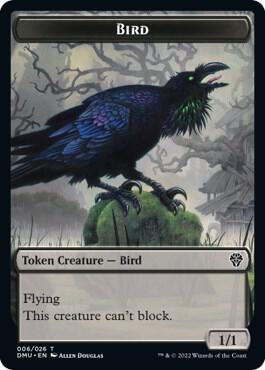 Soldier // Bird (006) Double-Sided Token (Back)