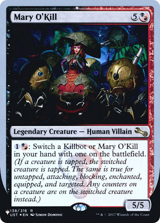 Mary O'Kill [LIST - 138/216]
