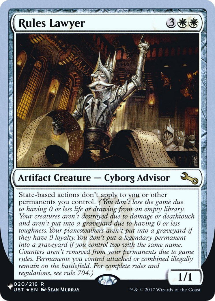 Rules Lawyer [LIST - 020/216]
