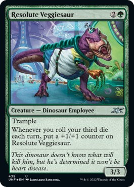 Resolute Veggiesaur (Galaxy Foil) [UNF - 439]