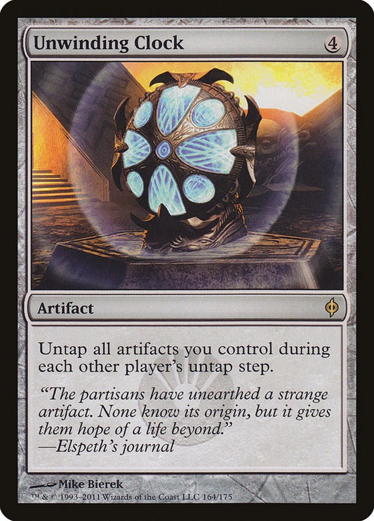 Unwinding Clock [164]