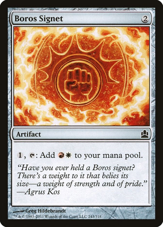 Boros Signet [CMD - 243]
